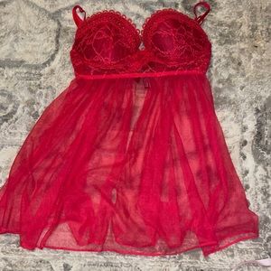 Victoria’s Secret Red Lingerie 34C